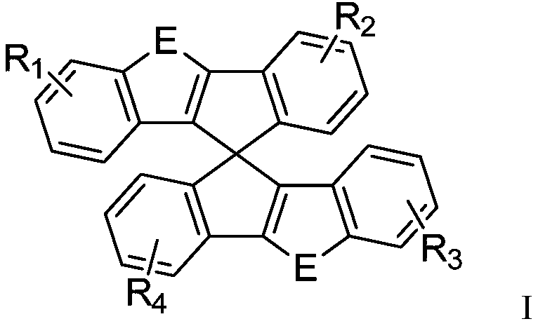 Novel compound with spiral structure and application of same to OLED device