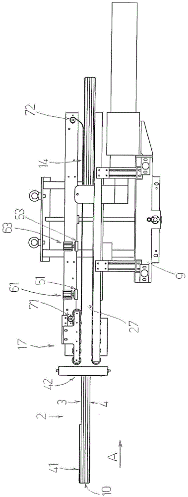 A device for stably gluing one or more cardboard blanks between folded surfaces applied to single or stacked ceramic tiles