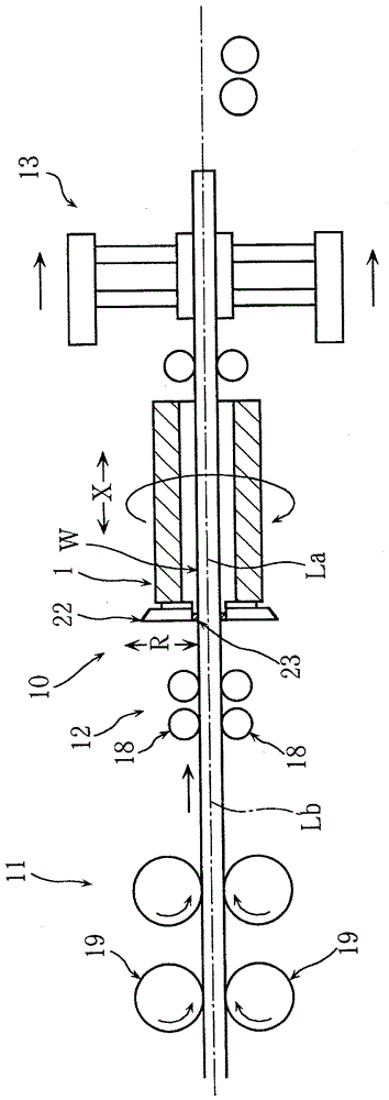 Peeling machine