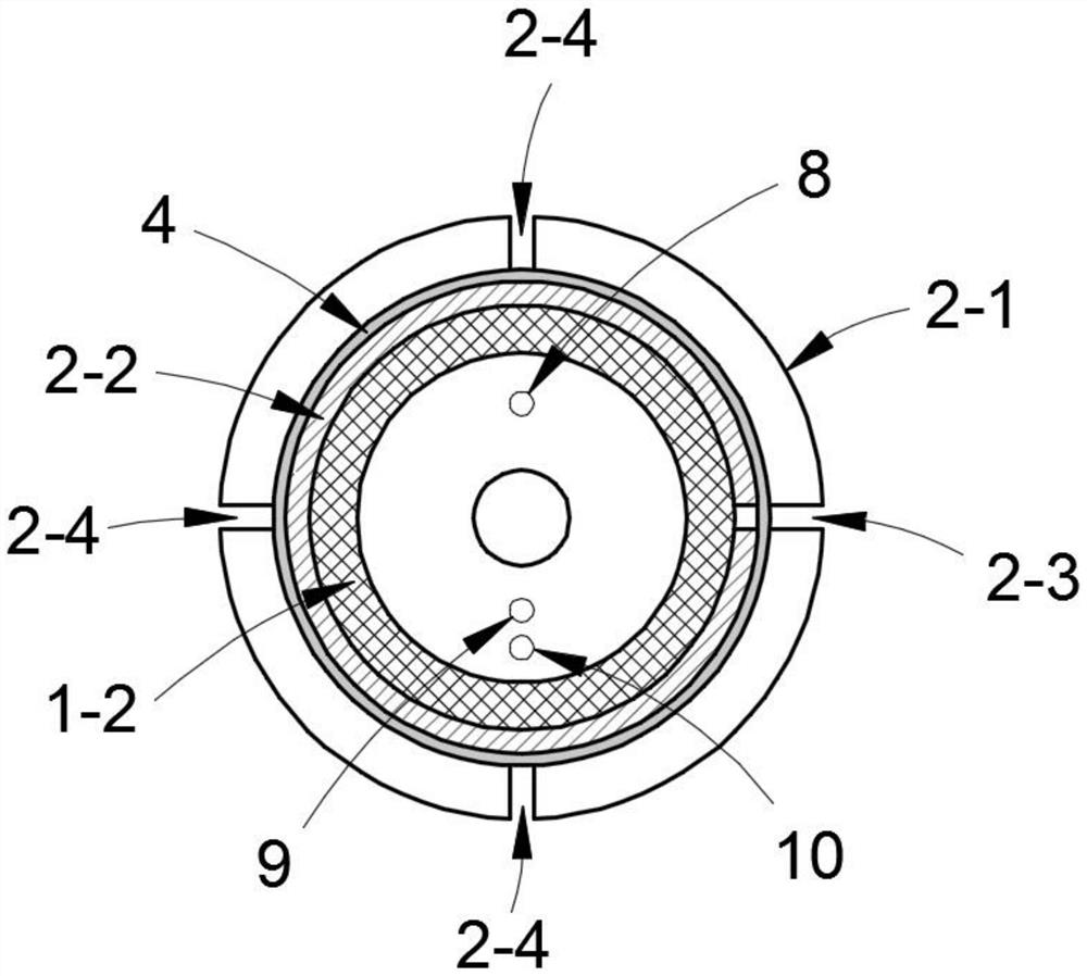 A recyclable high-resistance high-pressure drilling sealing device and using method