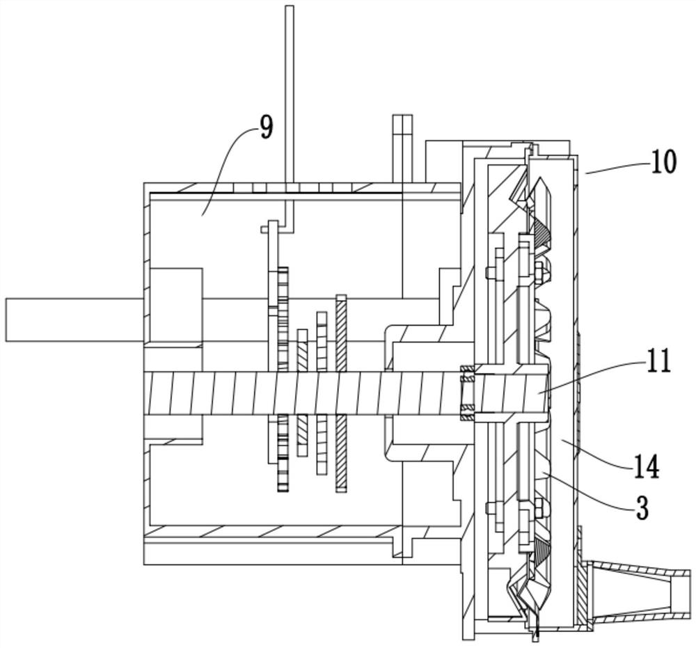 Bucket wheel type precision seeding seed-metering device for plot breeding