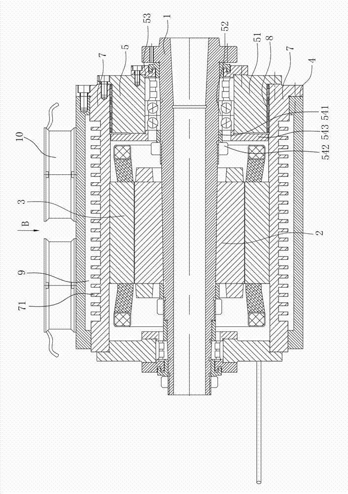 Direct-drive motorized spindle of lathe