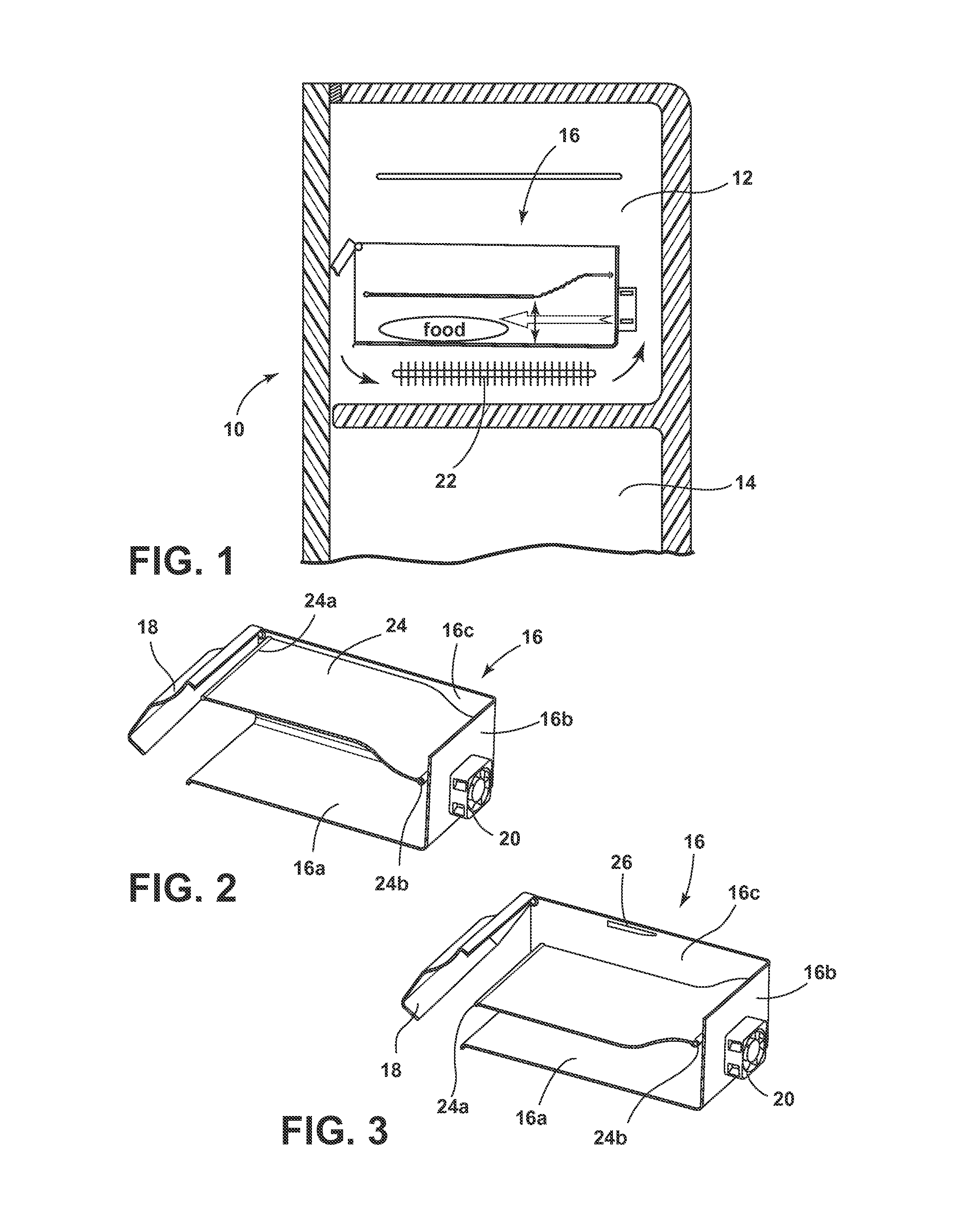 Adjustable shelf to be accomodated in freezer compartment to improve cooling process speed