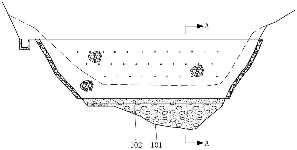 Environmental risk prevention and control integrated system and method for historical remaining tailing pond