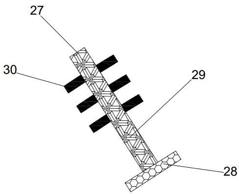 Anti-collapse reinforced supporting structure for expansive soil substrate layer tunnel