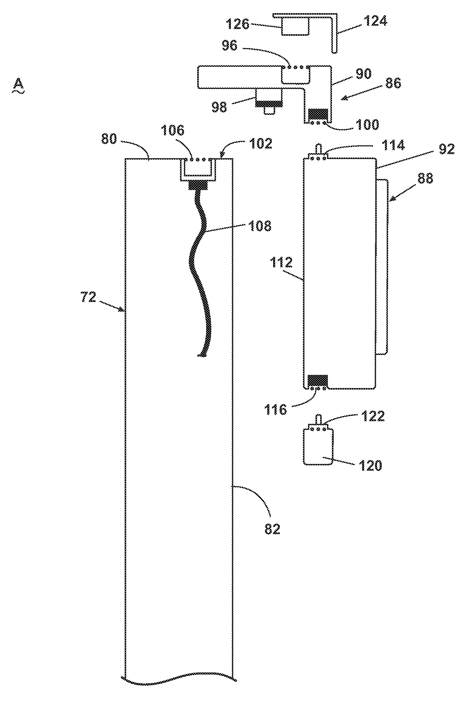 Appliance with an adapter to simultaneously couple multiple consumer electronic devices