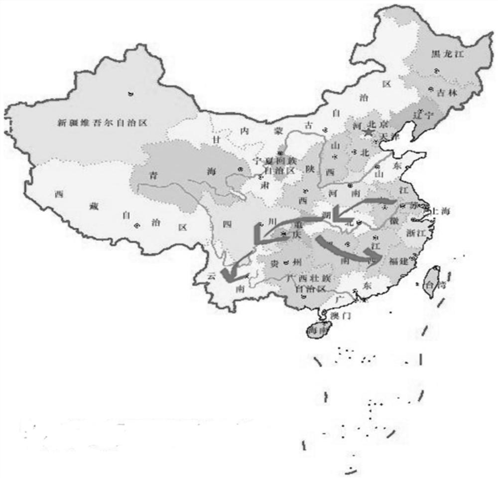 A Flood Forecasting Method Based on Spatiotemporal Database of Rainfall and Flood