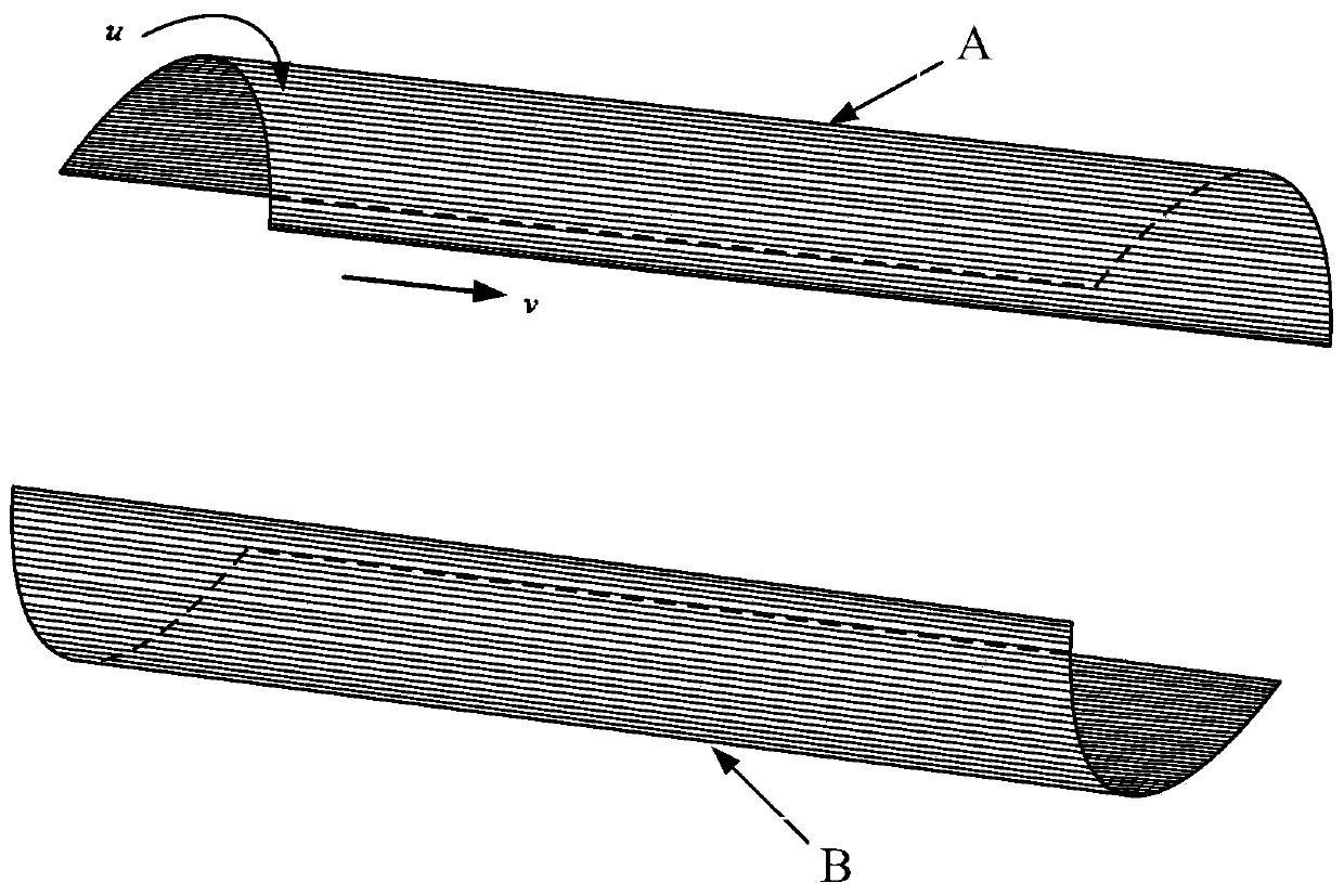 Precision milling method based on elliptic parameter equation with variable margin control of blade inlet and outlet