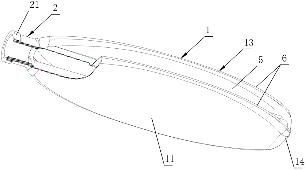 Integrated breathing bag and manufacturing method thereof