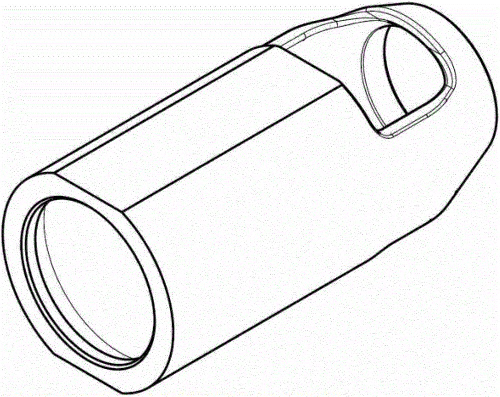 Guide sleeve for installing aircraft braking wheel