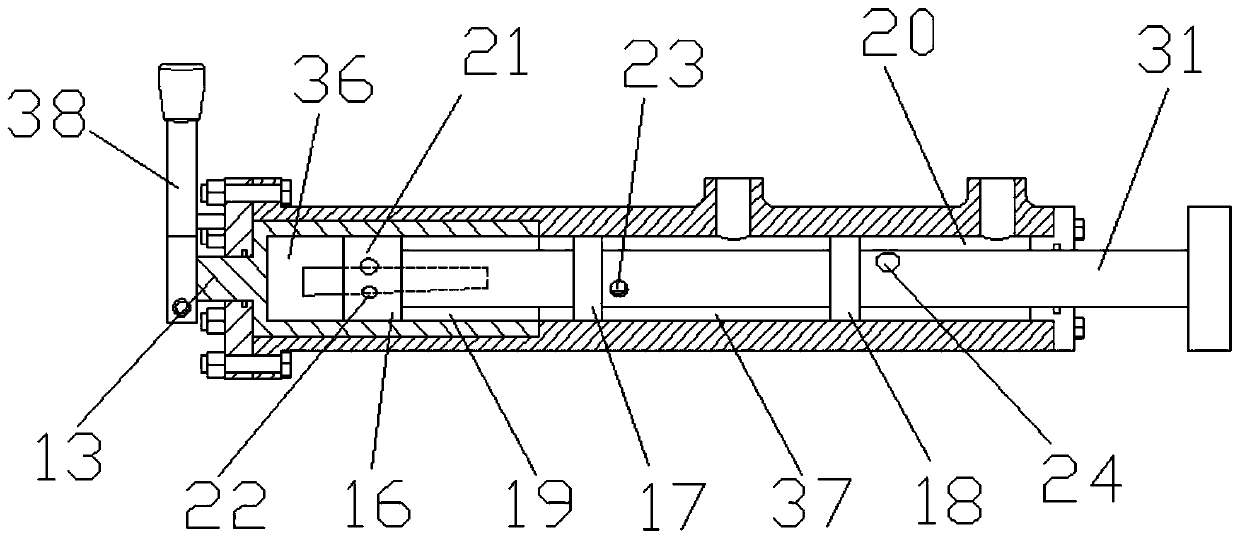 Two-dimensional hydraulic cylinder and variable damping control type two-dimensional hydraulic cylinder
