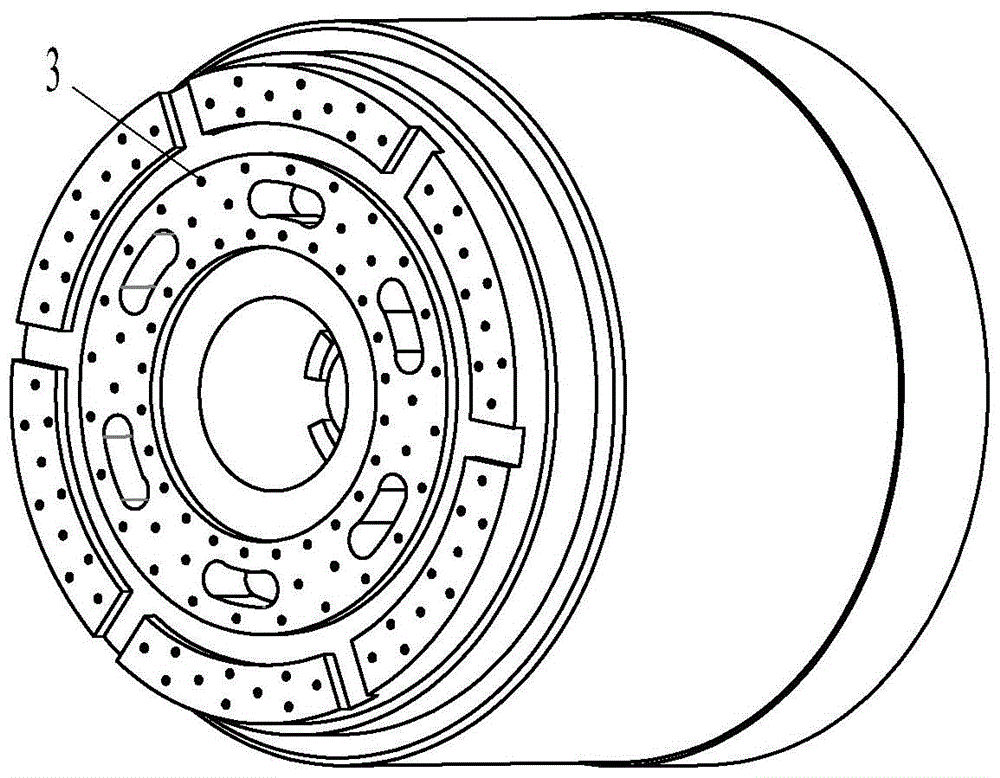 Distribution friction pair of high-pressure seawater axial piston pump with bionic non-smooth surface