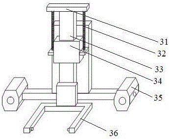 High-stability ultrasonic phased array pipeline ring welding seam detection apparatus