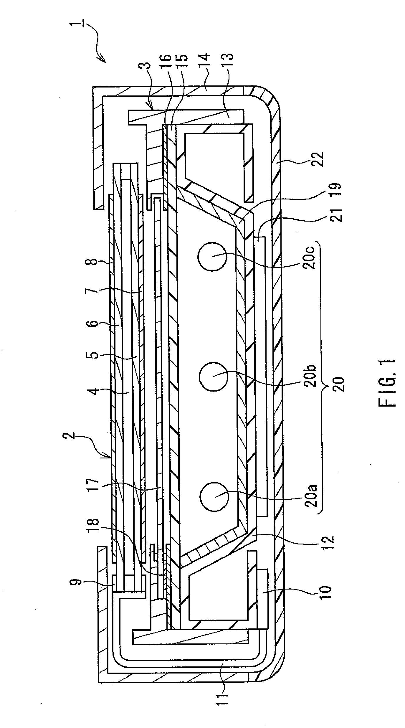Backlight device and display equipped with the device