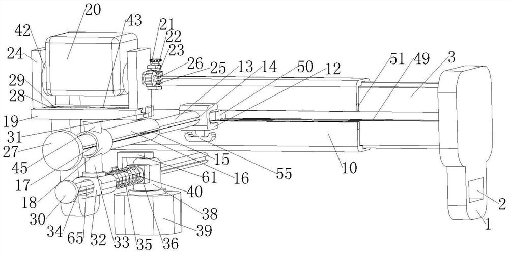 E-commerce product shooting multi-angle adjusting device