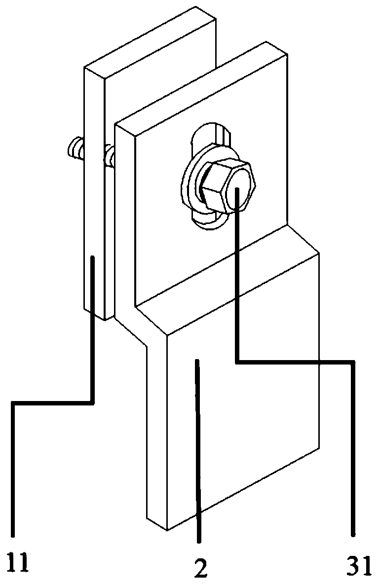 Assembling type novel adjustable dry hanging assembly