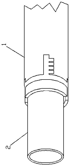 Slotted hole for connection of high-stability pipe fittings and machining method thereof