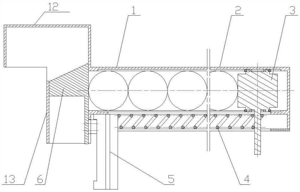 A device and method for remote, automatic and continuous delivery of fracturing balls