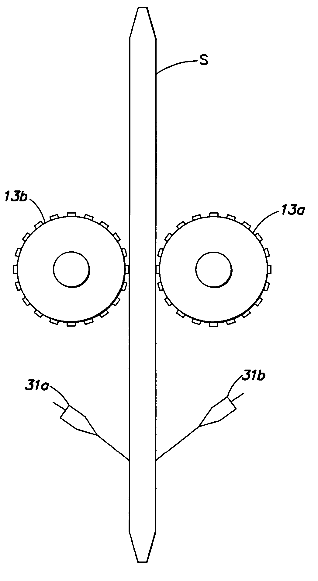 Scrubber with sonic nozzle