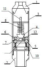 Oil pipe anti-overflow tool for direct flushing and indirect flushing