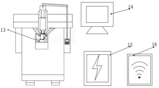 Bubble control micro-ultrasonic sphere emission profiling array polishing method and device