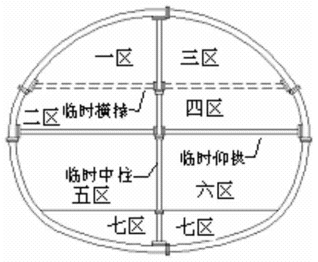 Construction Method of Shallow Buried and Underground Excavated Cross Brace Tunnel