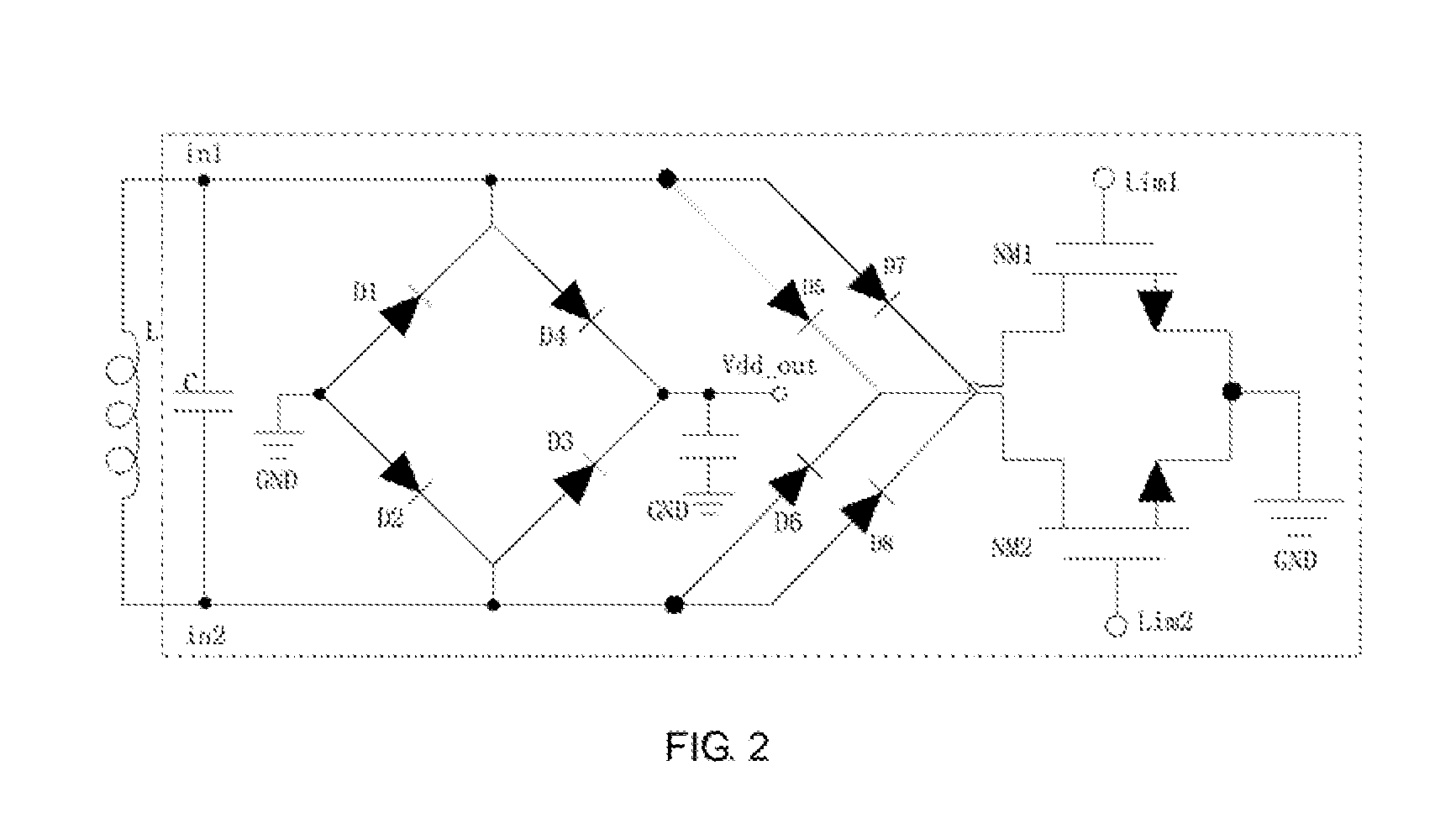 Rectifier and limiter circuit having a plurality of time constants and passive radio frequency tag