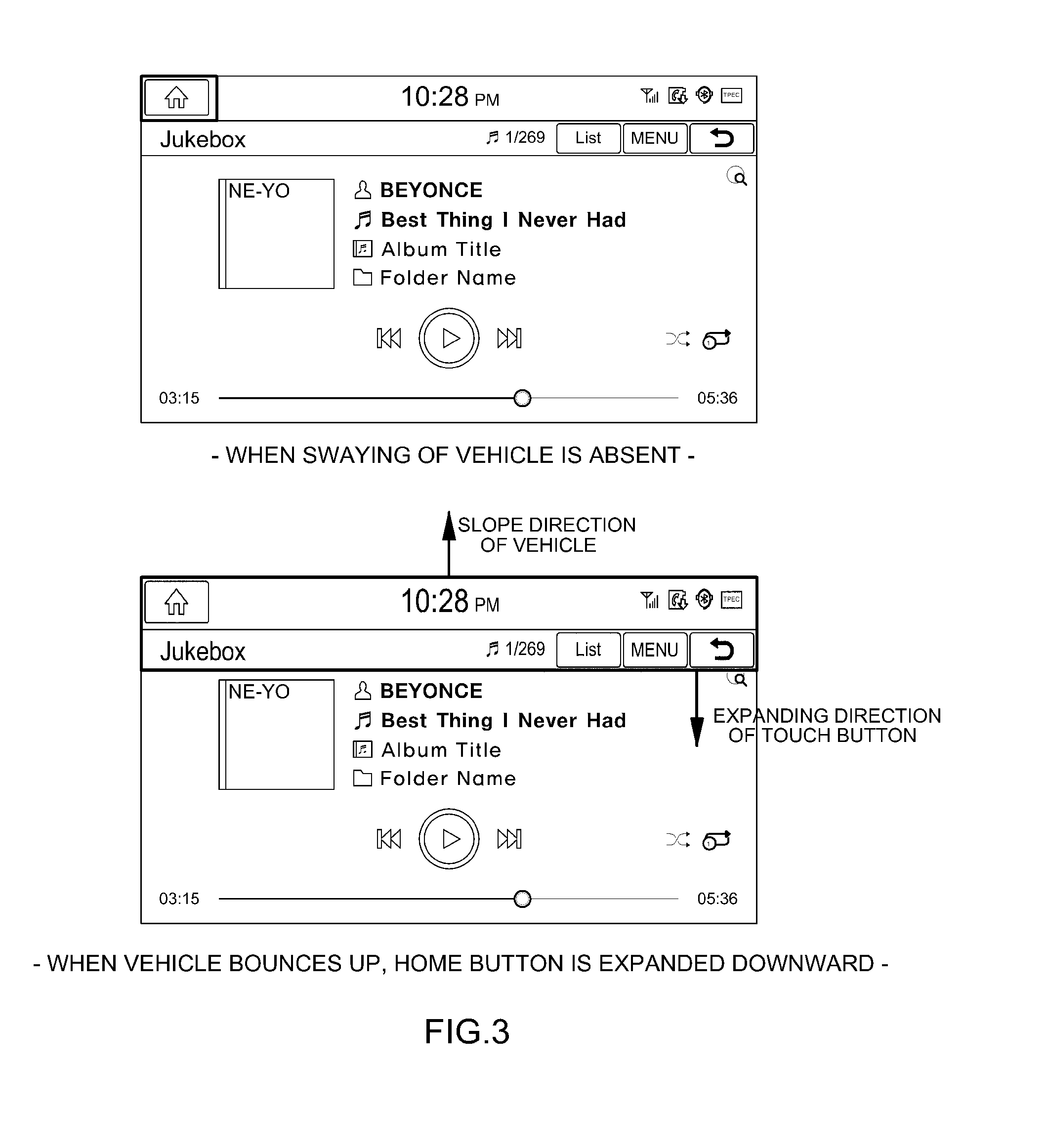 System and method for controlling display of avn