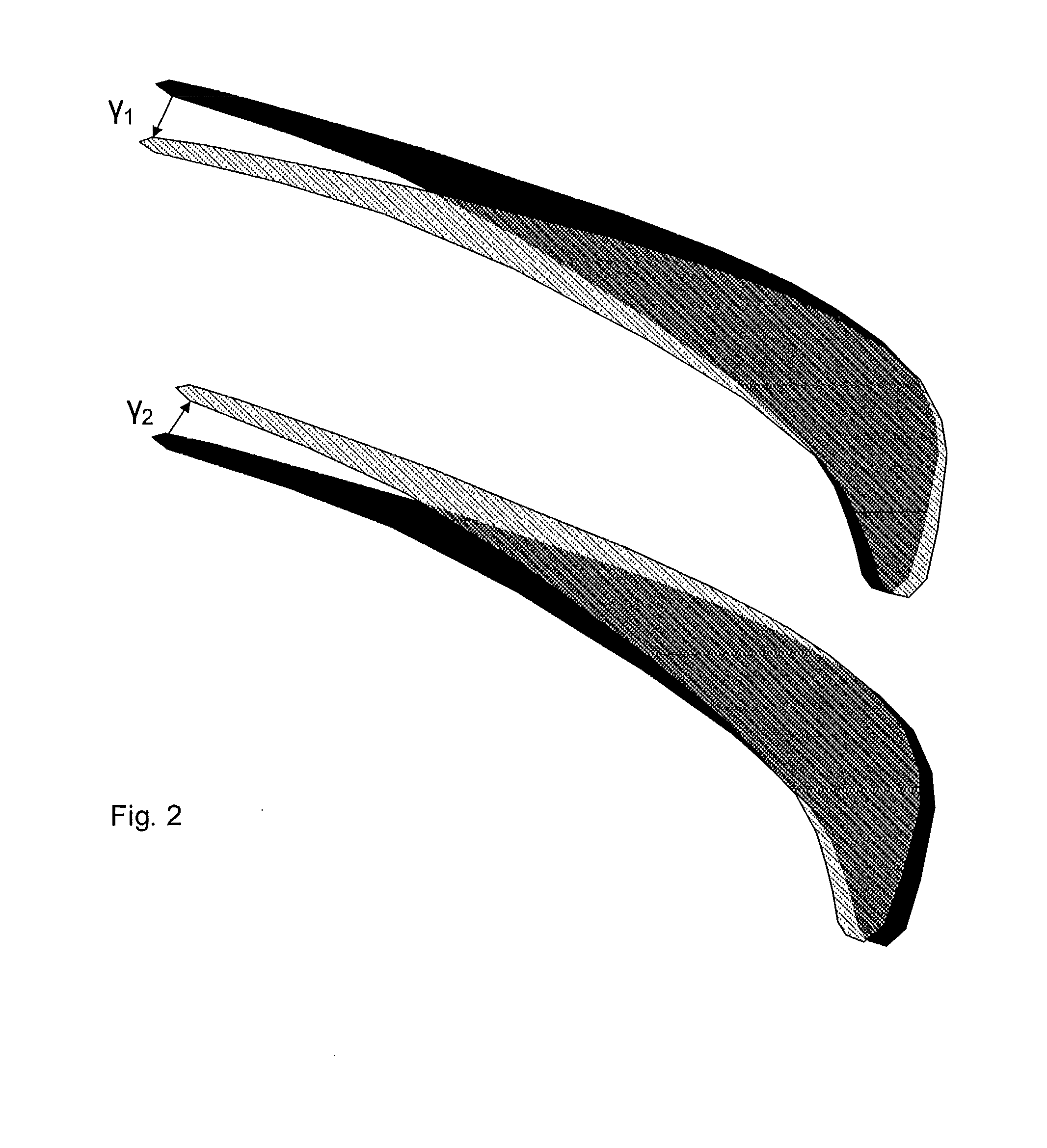 Nozzle ring with non-uniformly distributed airfoils and uniform throat area