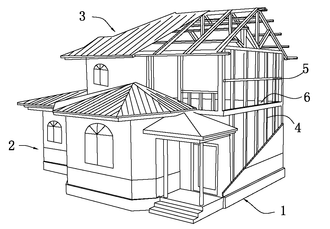 Solar energy environment-friendly intelligent house