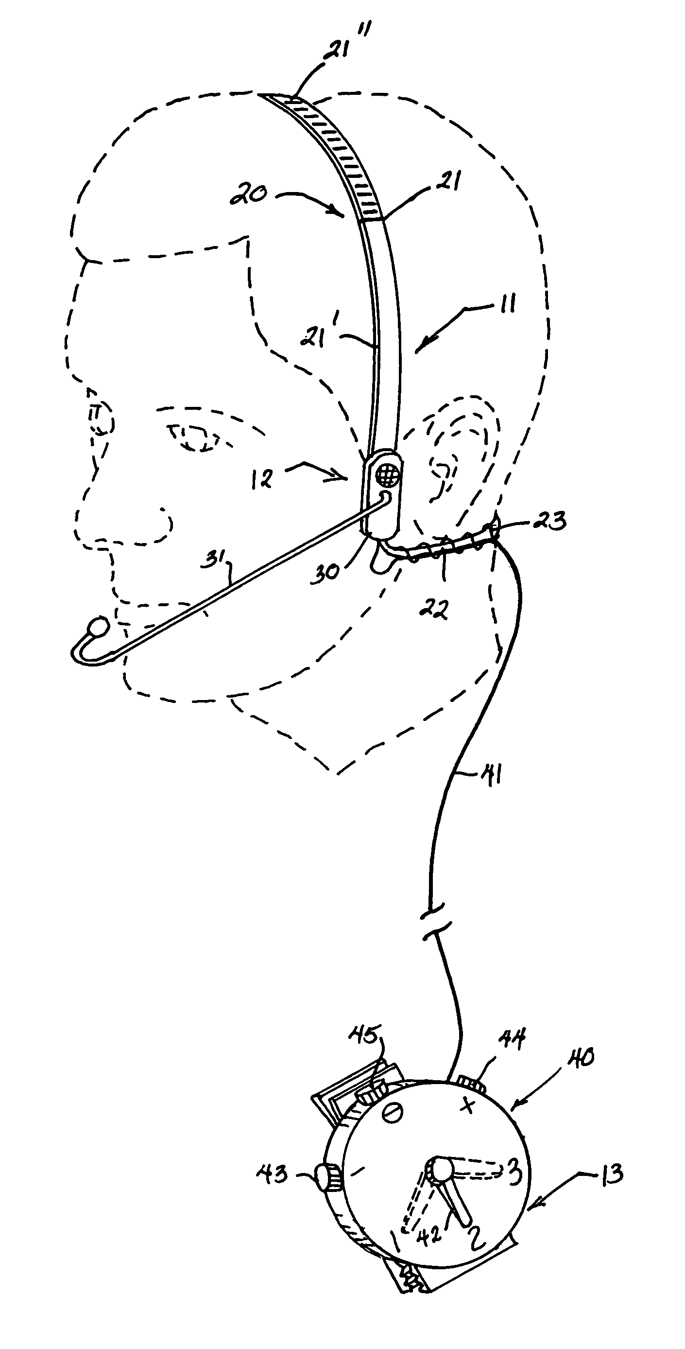 Bone conducting headset apparatus