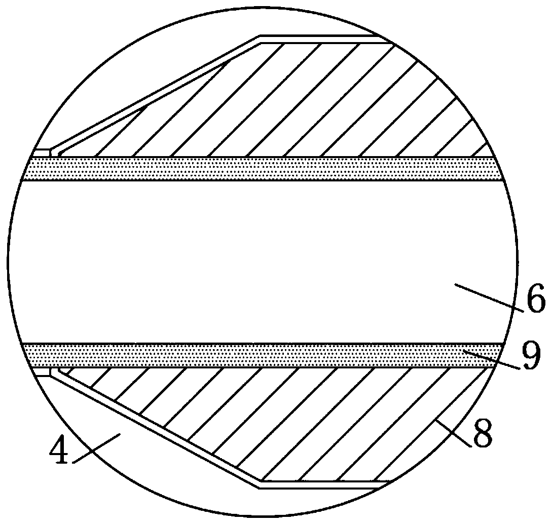 Large-wall-thickness seamless steel tube super-long upsetting device and using method thereof