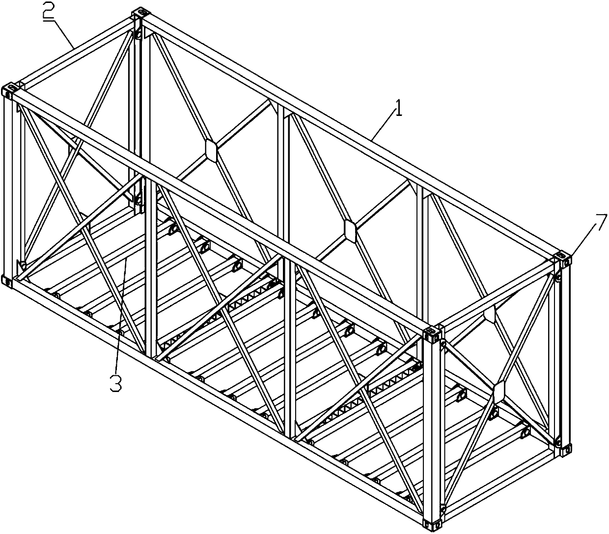 Transport frame for prefabricated members