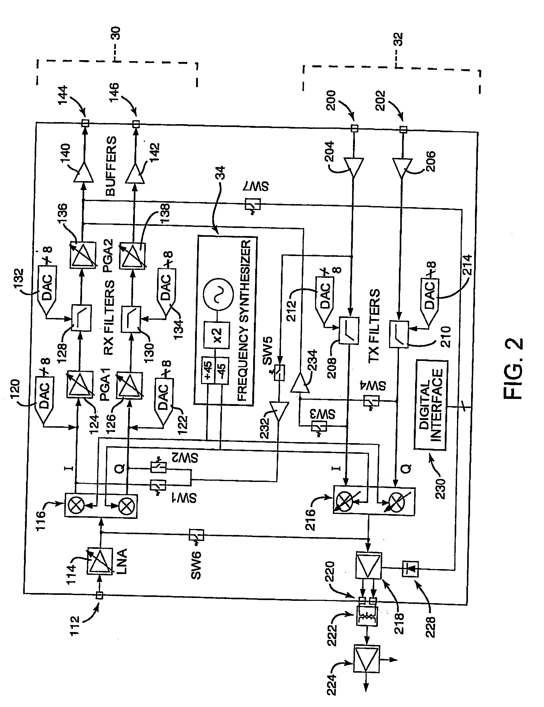 Method and system for measuring receiver mixer iq mismatch