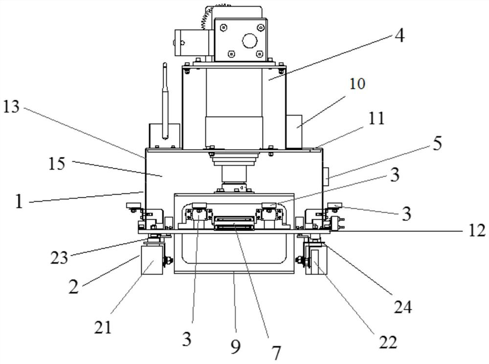 Dish passing robot suitable for overhead track