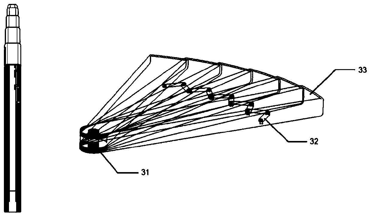 Parachute system for aircraft recovery and parachute recovery method