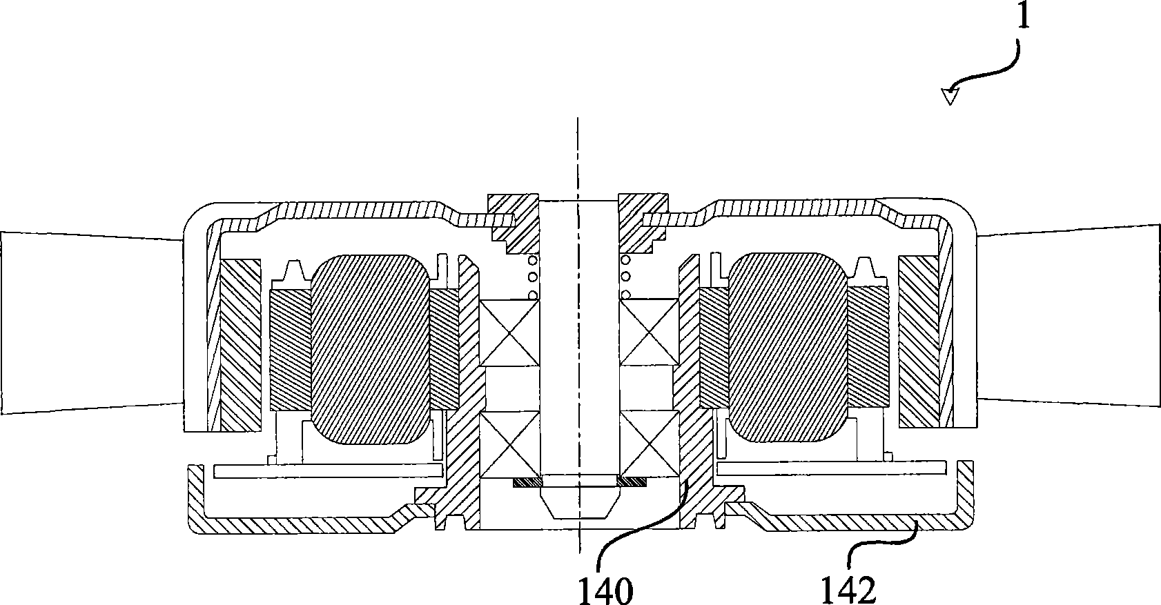Fan and stator holder thereof
