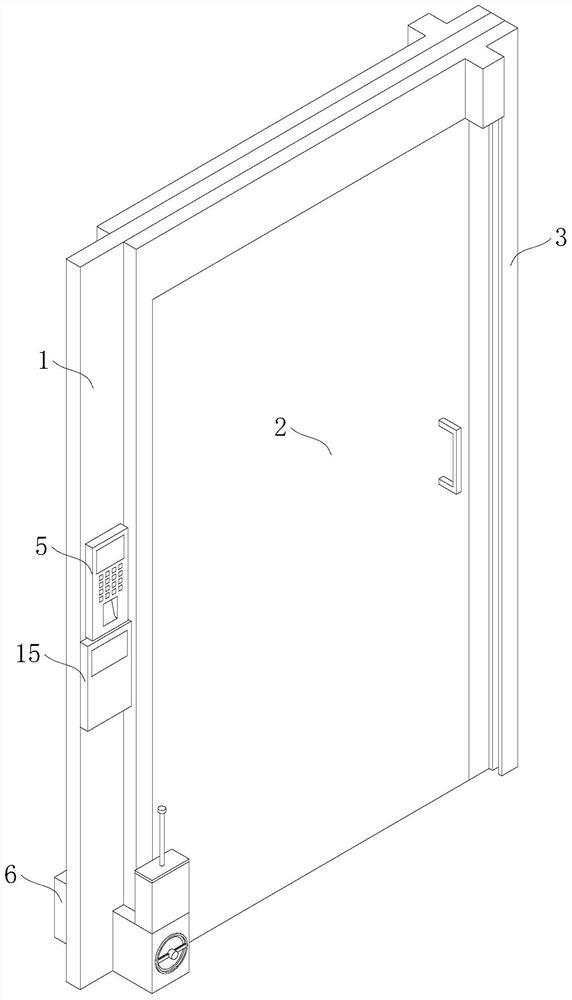 An intelligent integrated access control, backup power controller and control method thereof