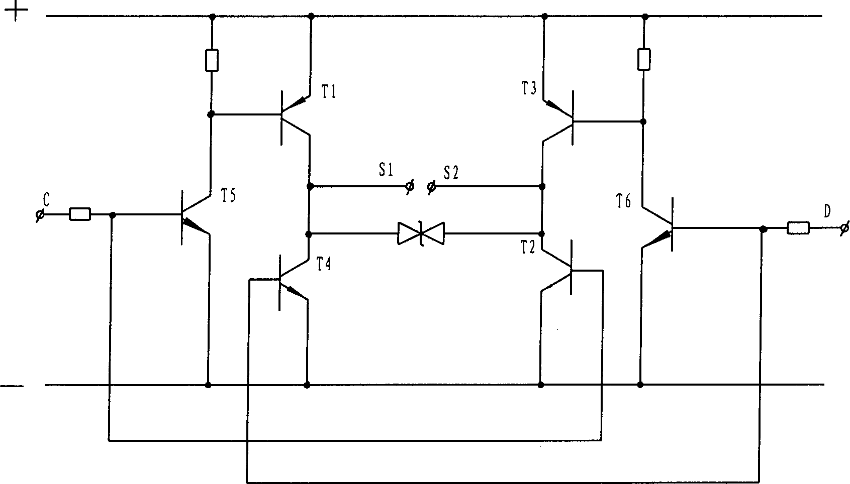 Constant magnetic bistable actuating element and actuator thereof