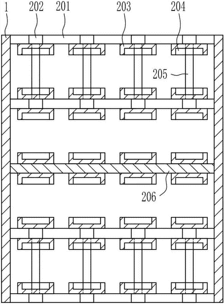 Warehouse defective product placement rack for integrated circuit testing