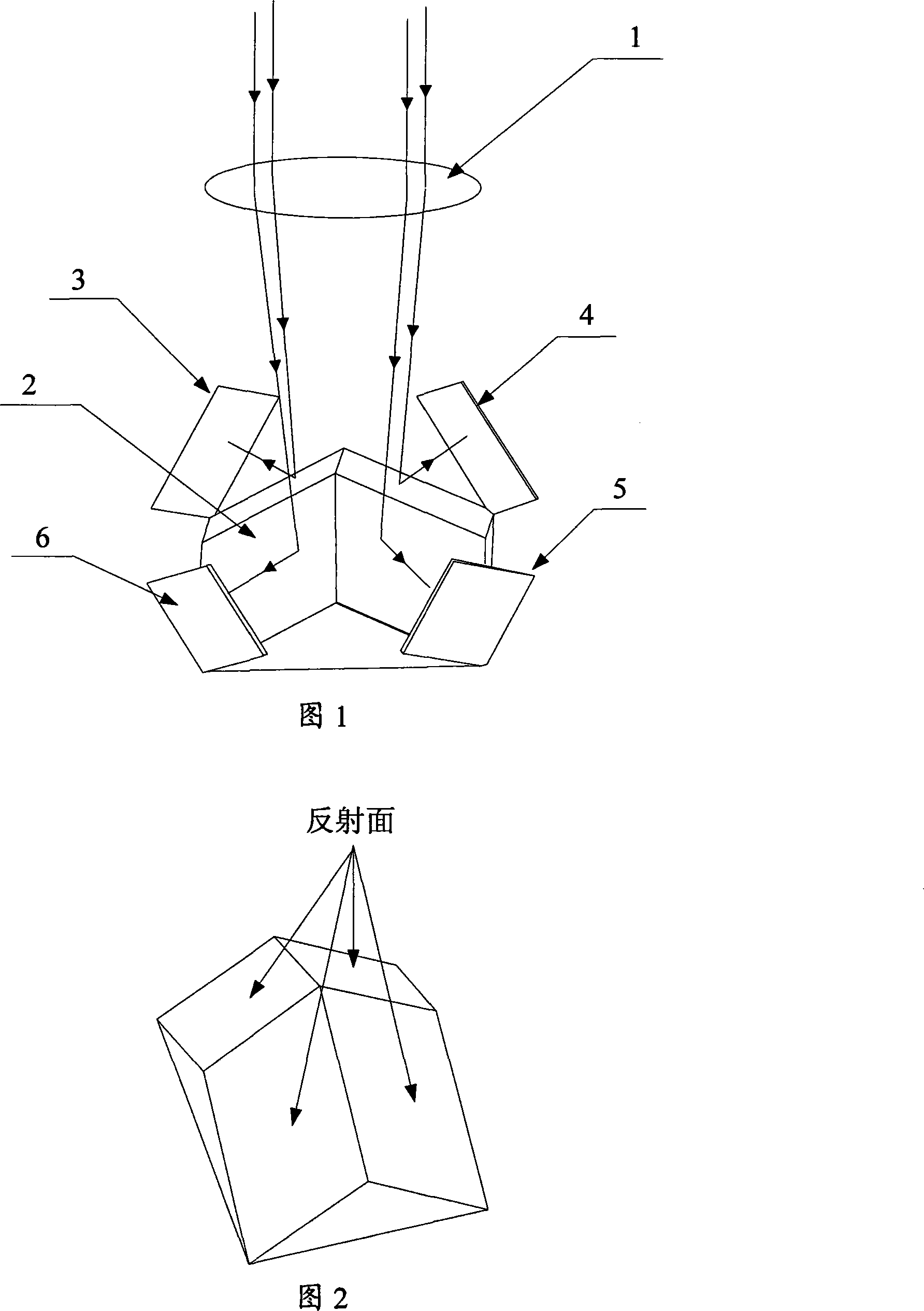 Electro-optical system for implementing multiple CCD seamless concatenation using prismatic decomposition vignetting compensation