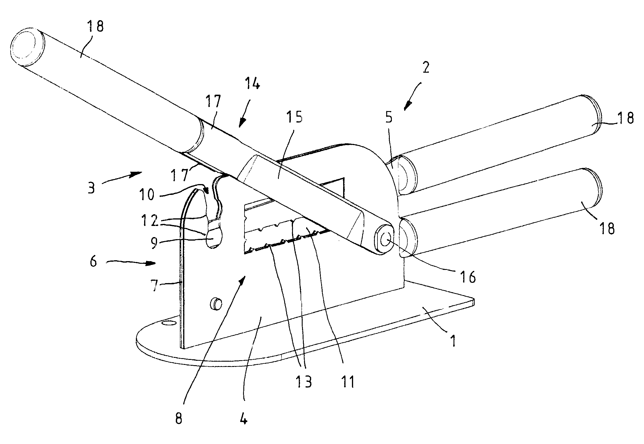 Device For Preparing Tissue Discs, In Particular Cartilaginous Discs