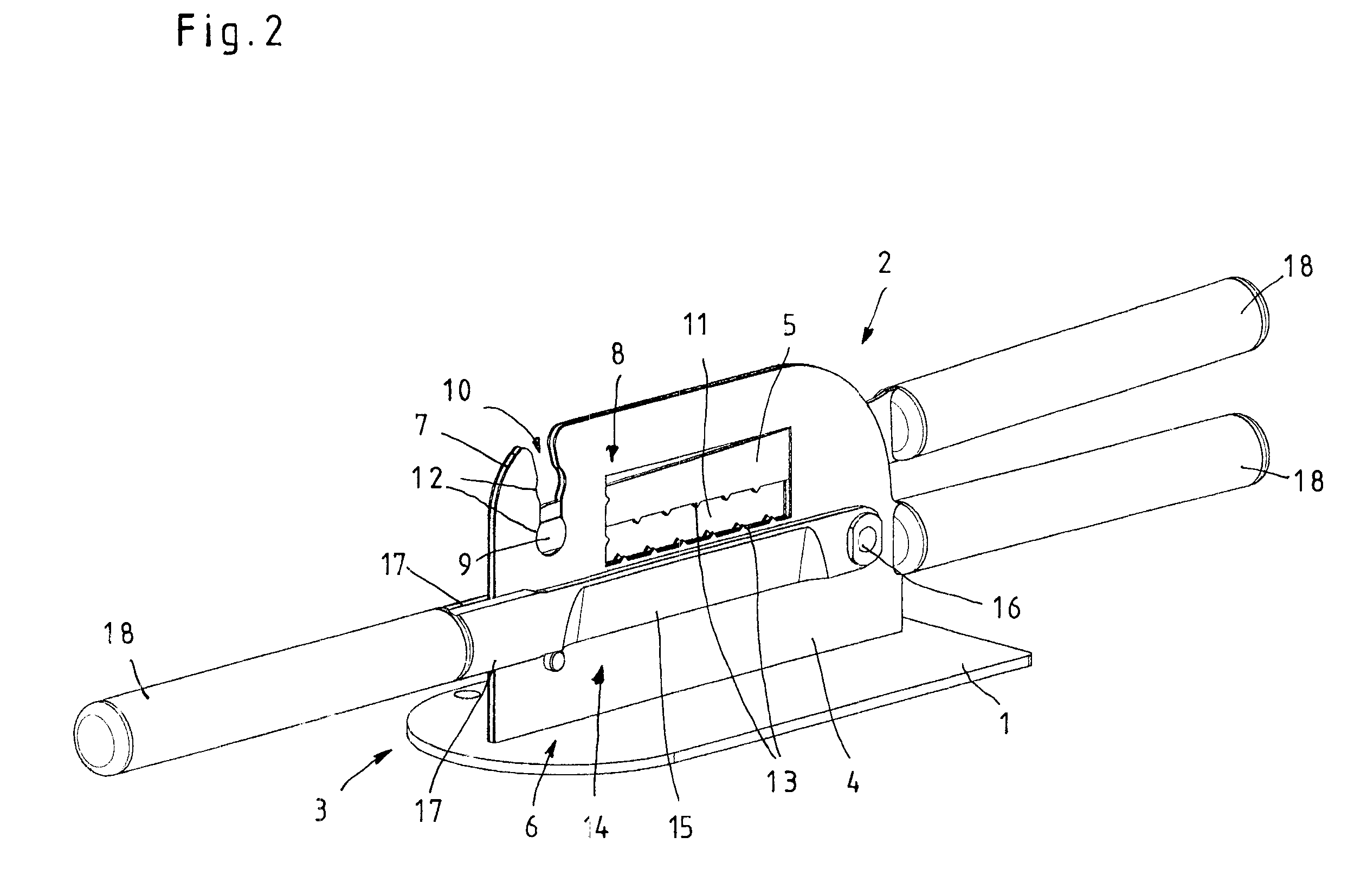 Device For Preparing Tissue Discs, In Particular Cartilaginous Discs