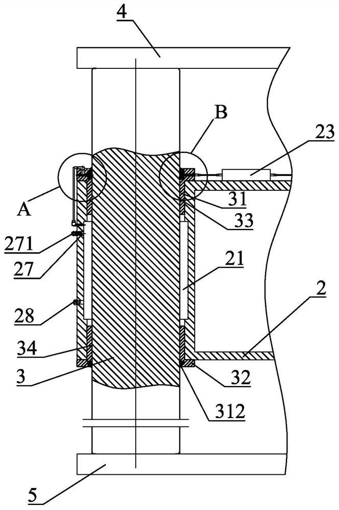 Stone cutting machine with large cutting guide column lubricating device