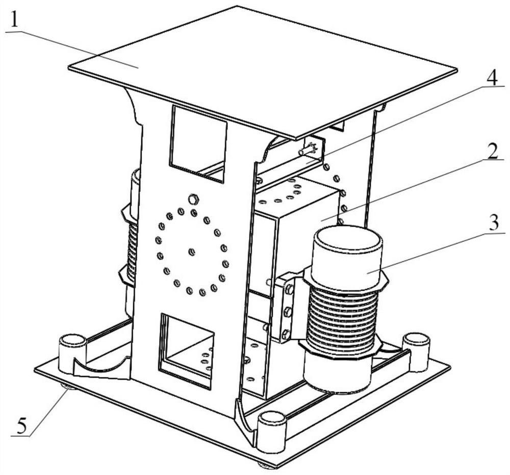 More stable scientific research vibration experiment platform