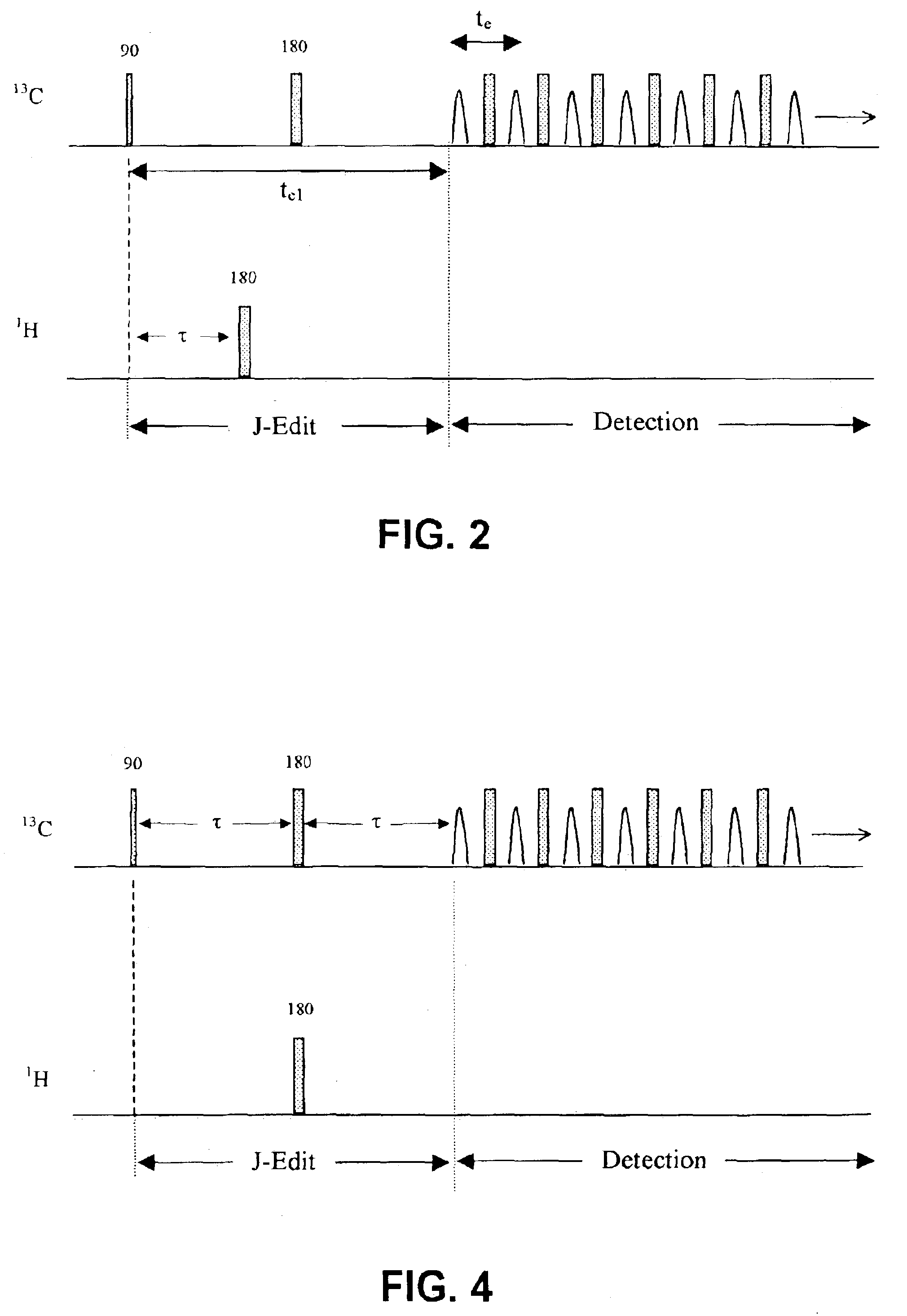 Apparatus and methods for J-edit nuclear magnetic resonance measurement