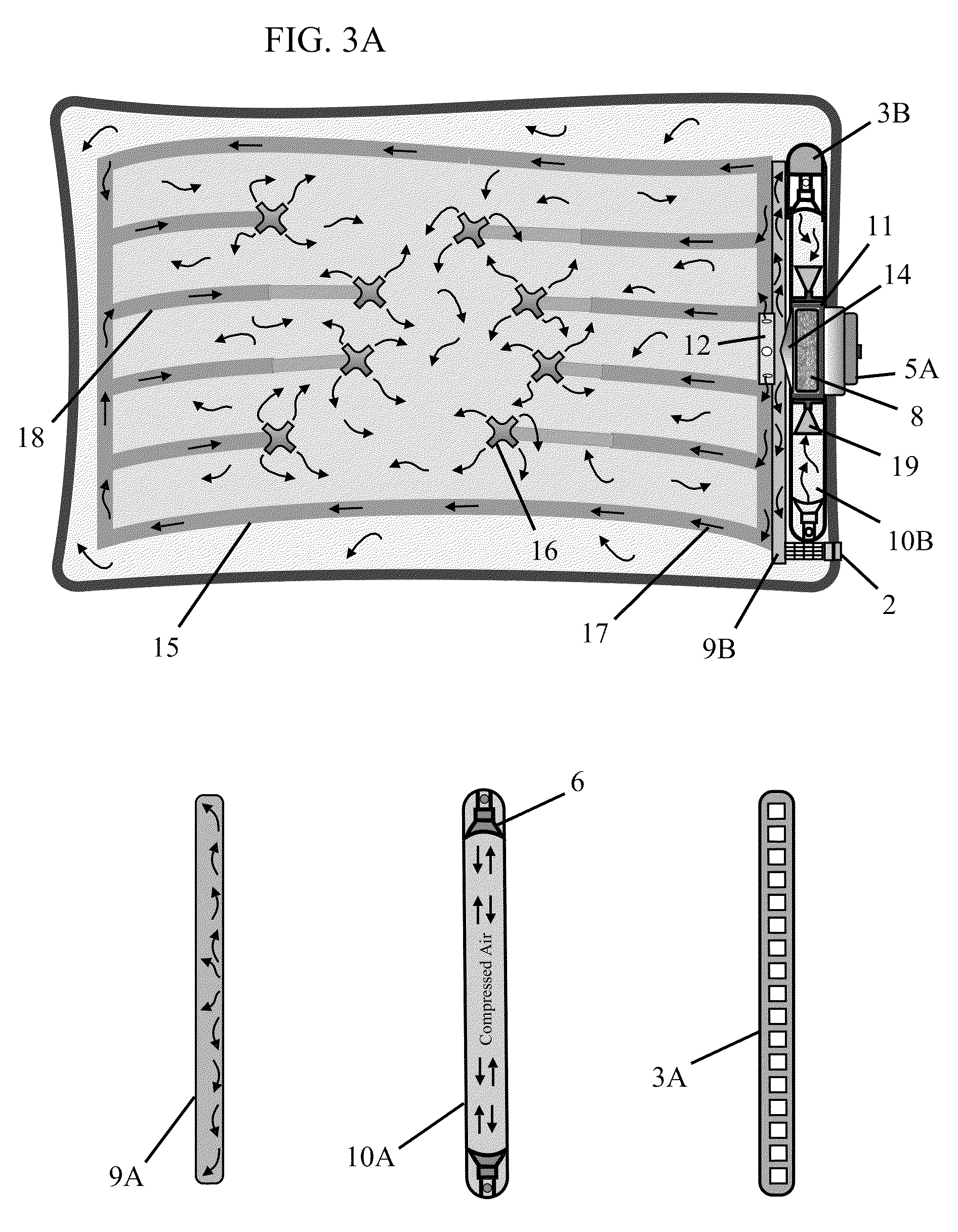 Aromatic air effusion apparatus for a pillow