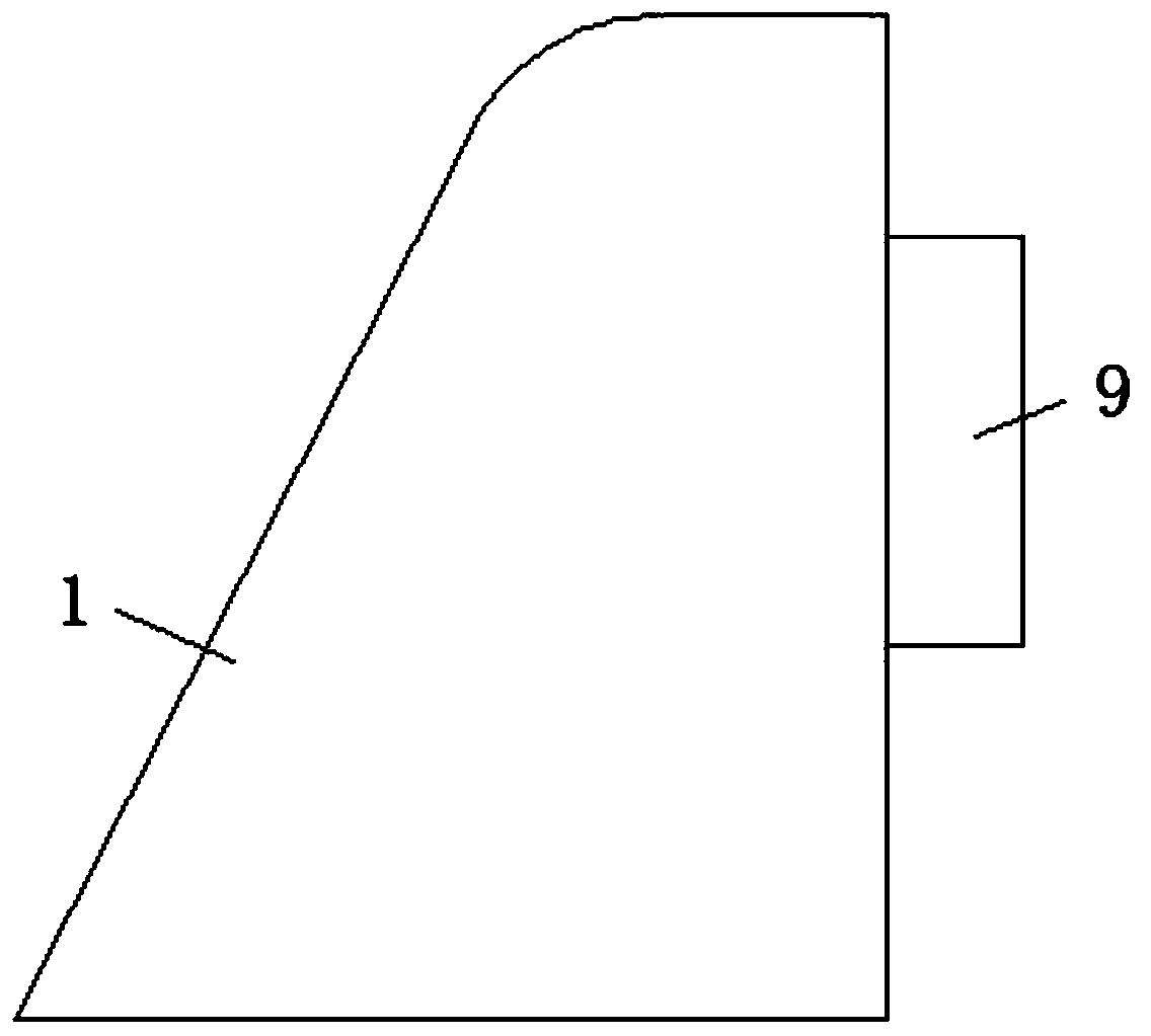 A rudder that quickly turns the flight direction of an airplane