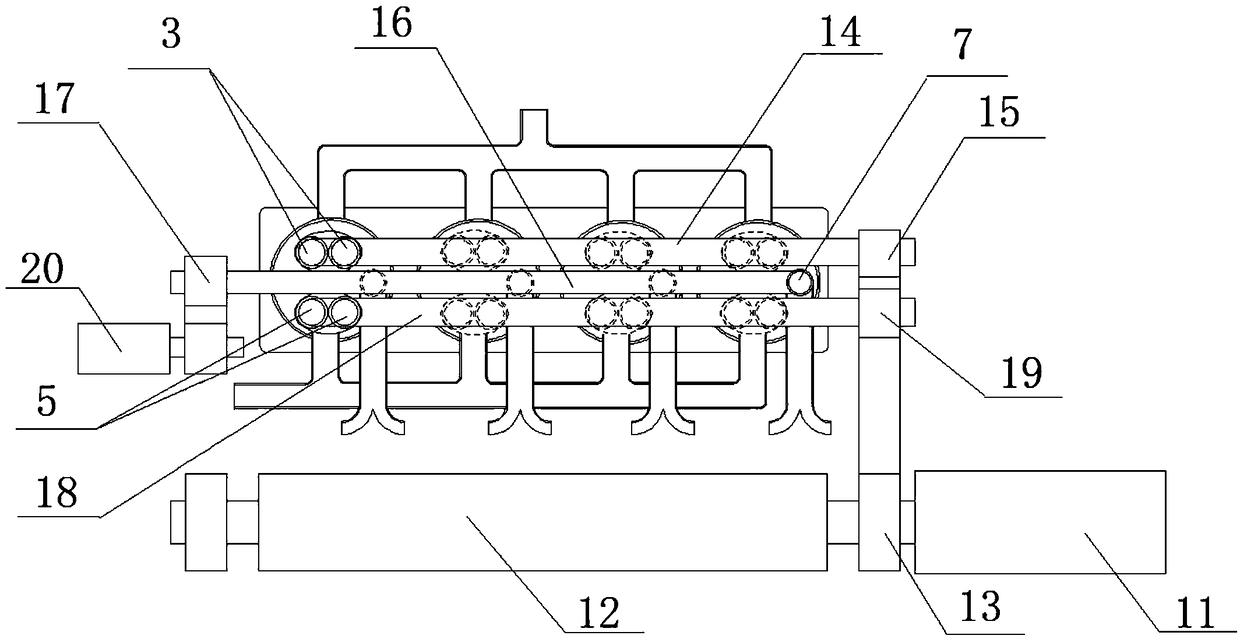 Oil-saving and emission-reducing system of engine