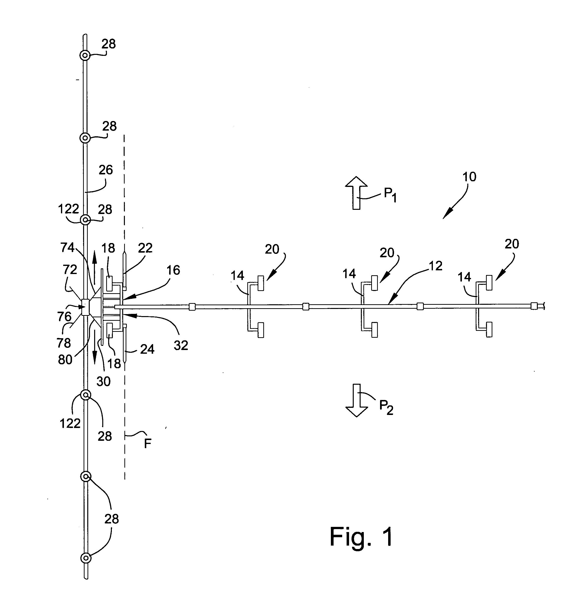 Linear-feed irrigation apparatus and related method